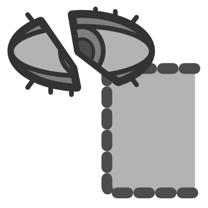 Download free grey eye icon